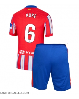 Atletico Madrid Koke #6 Echipament de Fotbal Replică 2024-25 Copii Acasa (+ Șorturi)